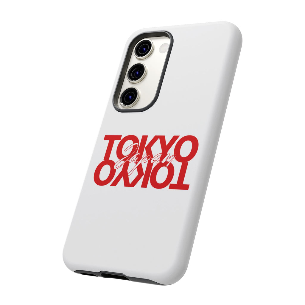 Tokyo Love Phone Case — Minimal Red Graphic Tough Case