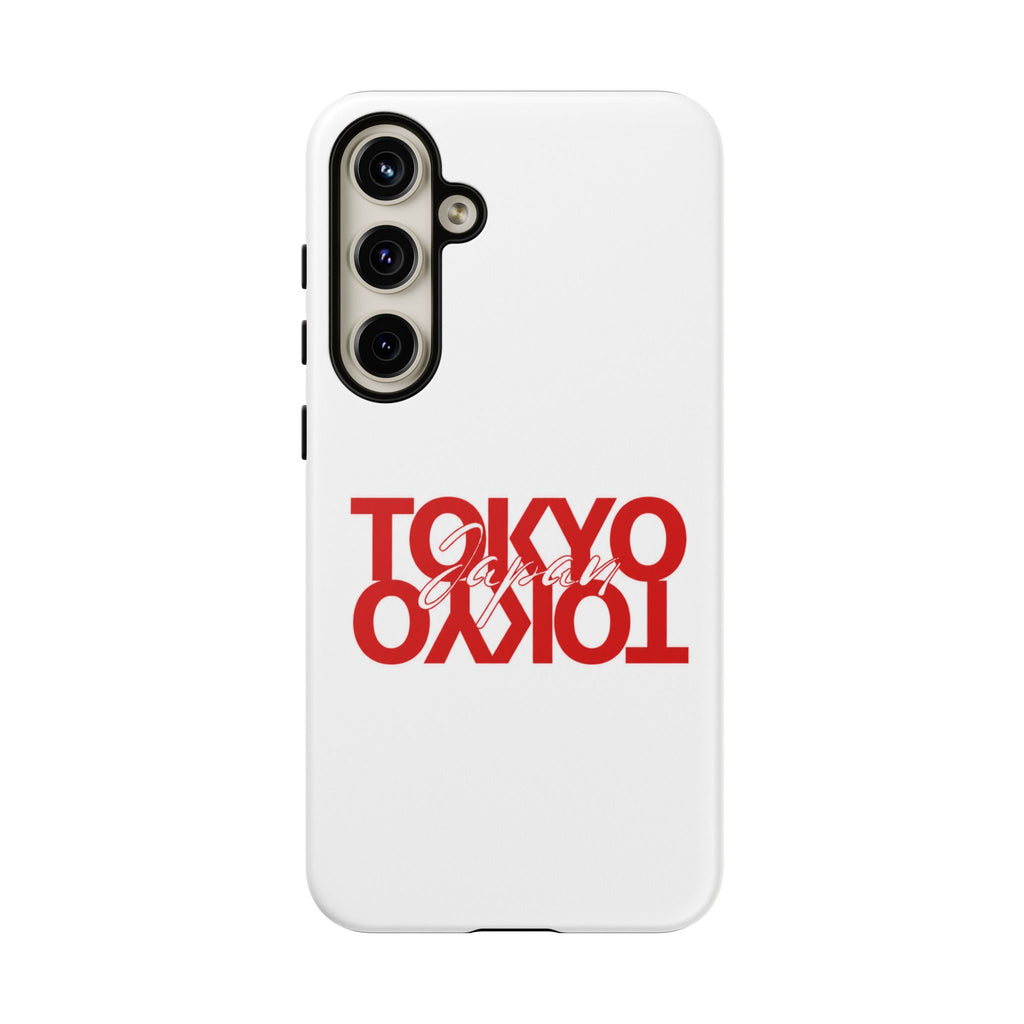 Tokyo Love Phone Case — Minimal Red Graphic Tough Case