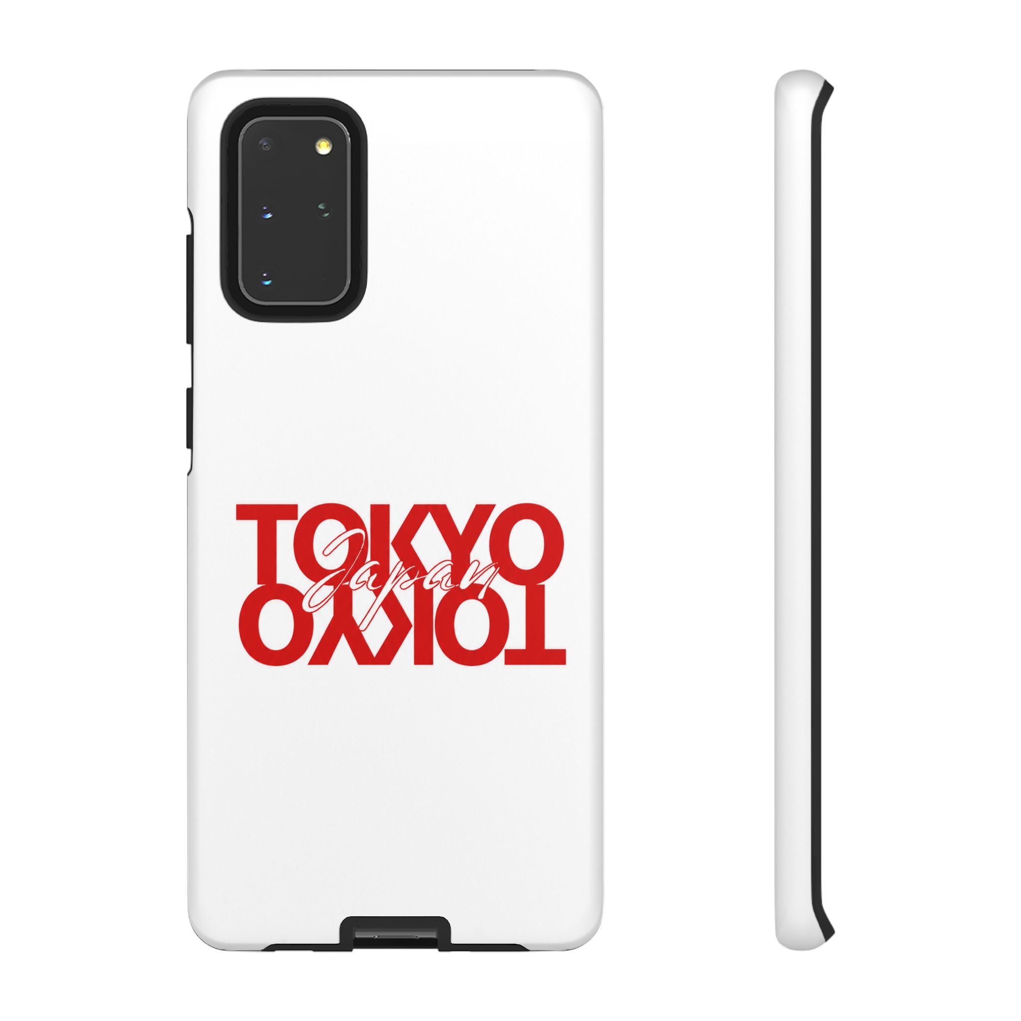 Tokyo Love Phone Case — Minimal Red Graphic Tough Case