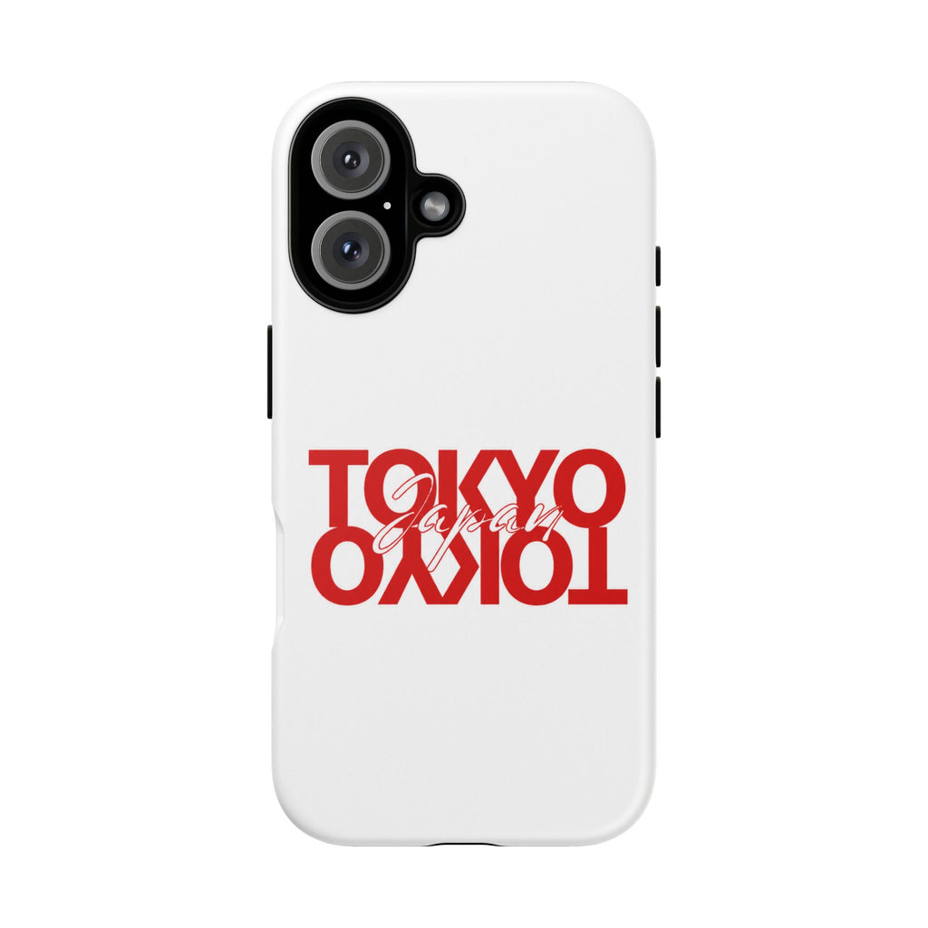 Tokyo Love Phone Case — Minimal Red Graphic Tough Case
