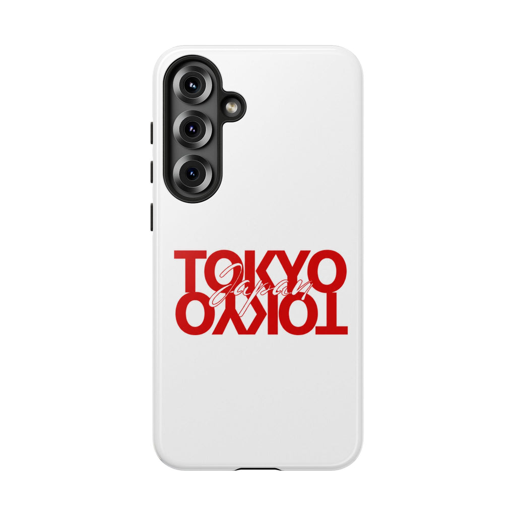 Tokyo Love Phone Case — Minimal Red Graphic Tough Case