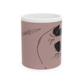 Skull & Dagger Ceramic Mug — Gothic Rose Coffee Cup (11oz, 15oz)