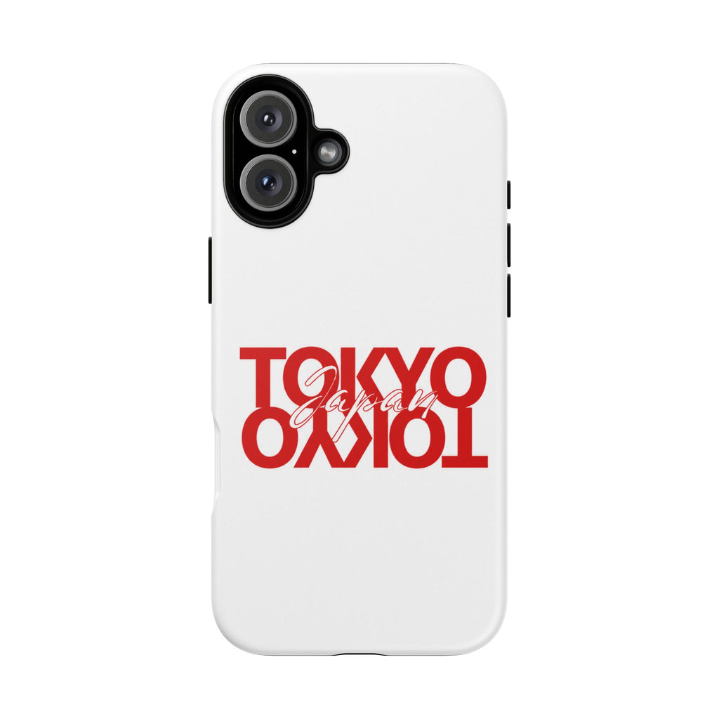 Tokyo Love Phone Case — Minimal Red Graphic Tough Case