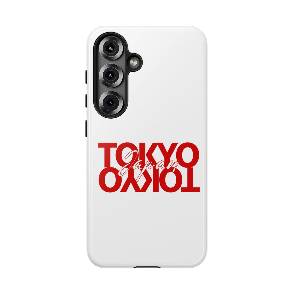Tokyo Love Phone Case — Minimal Red Graphic Tough Case