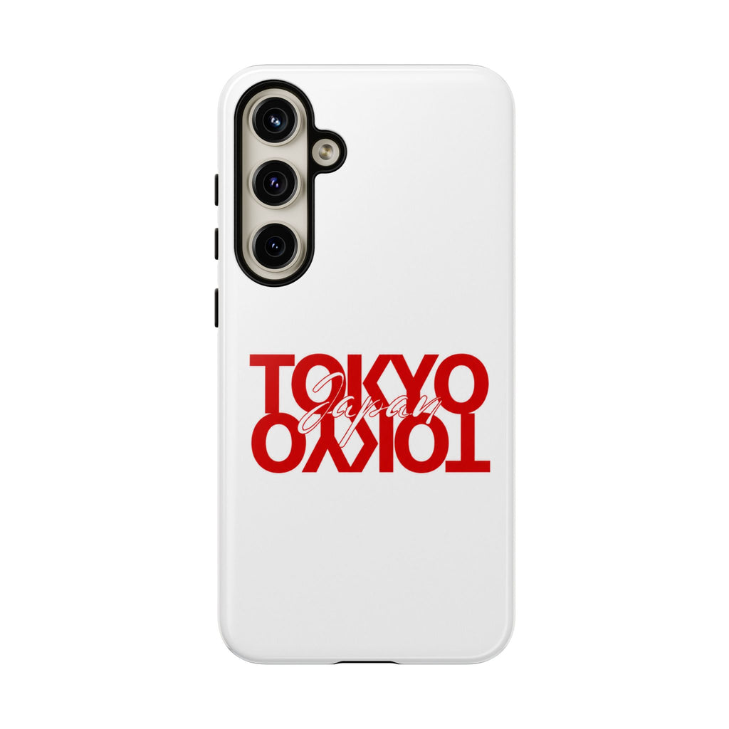 Tokyo Love Phone Case — Minimal Red Graphic Tough Case