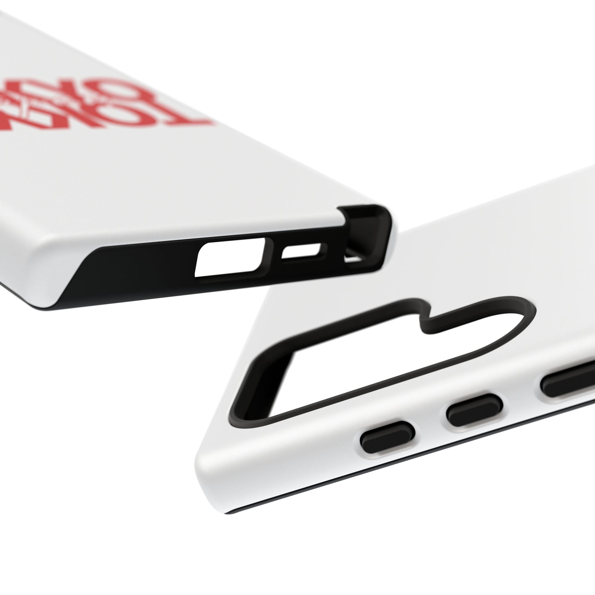 Tokyo Love Phone Case — Minimal Red Graphic Tough Case