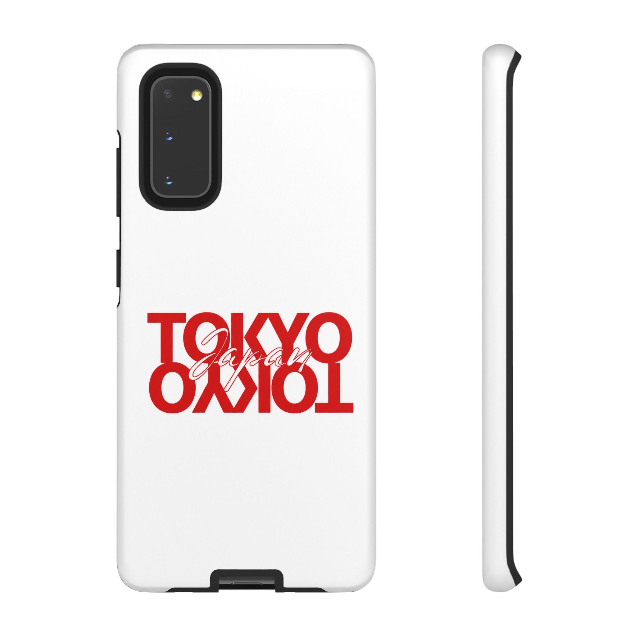 Tokyo Love Phone Case — Minimal Red Graphic Tough Case